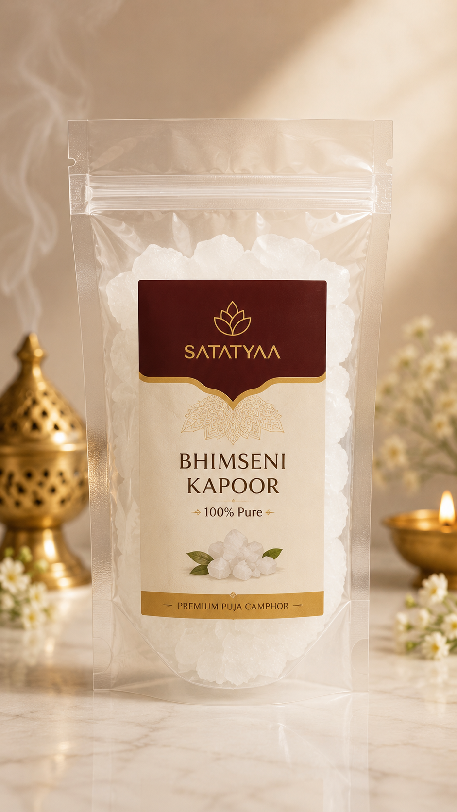 100% Pure Bhimseni Camphor